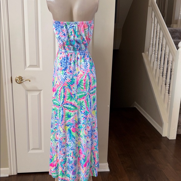 Lilly Pulitzer Strapless Maxi Dress, small - Picture 4 of 5